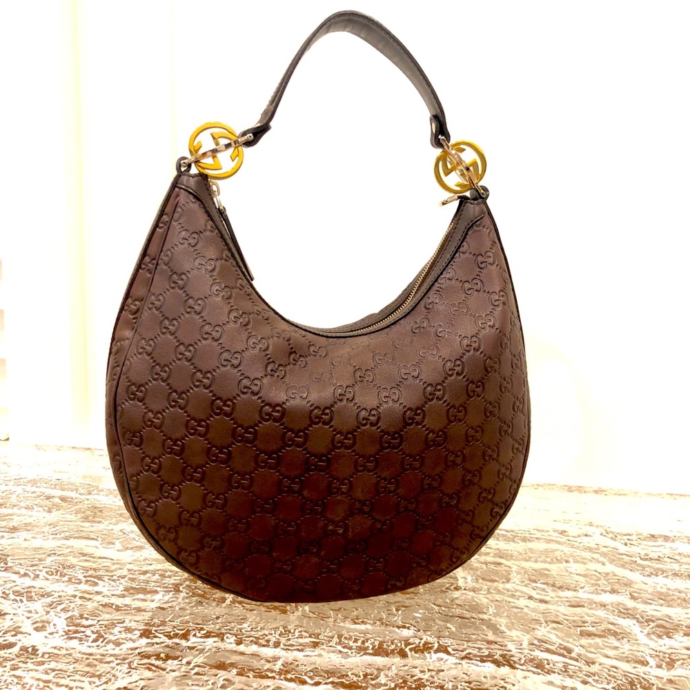 Authentic Gucci Guccissima Leather Medium Bag